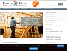 Tablet Screenshot of hausbau-hilfe.info